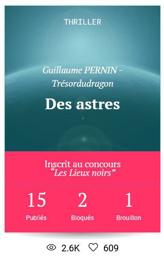 Concours Fyctia - Les Lieux noirs (thriller)