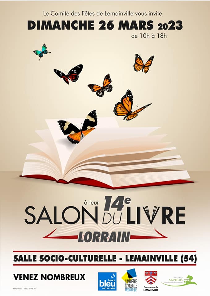 Dédicaces au Salon du livre lorrain de Lemainville 2023